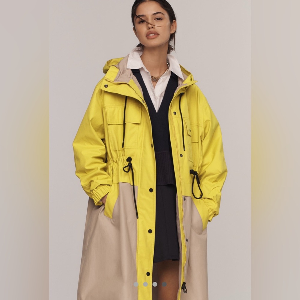 Barbour Heritage Showerproof Jacket in Chartreuse Size 8